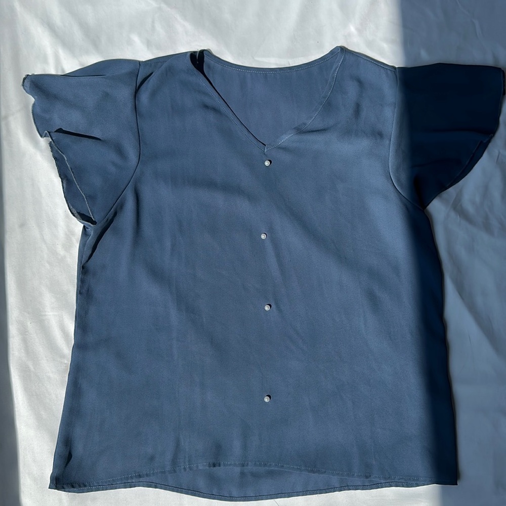 Blue Shein blouse - XL